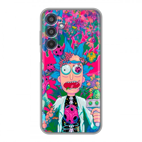 Дизайнерский силиконовый чехол для Samsung Galaxy M35 Рик и Морти Rick Morty