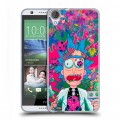 Дизайнерский силиконовый чехол для HTC Desire 820 Рик и Морти Rick Morty