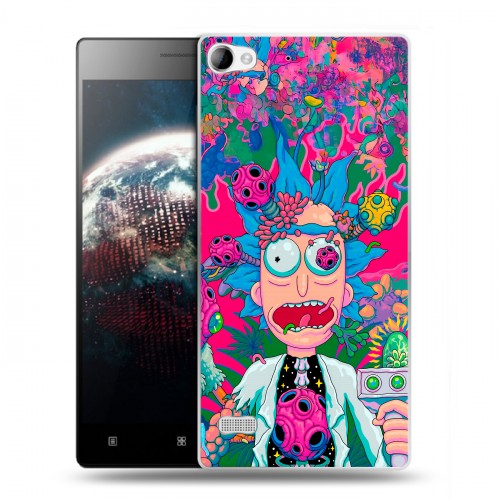 Дизайнерский пластиковый чехол для Lenovo Vibe X2 Рик и Морти Rick Morty