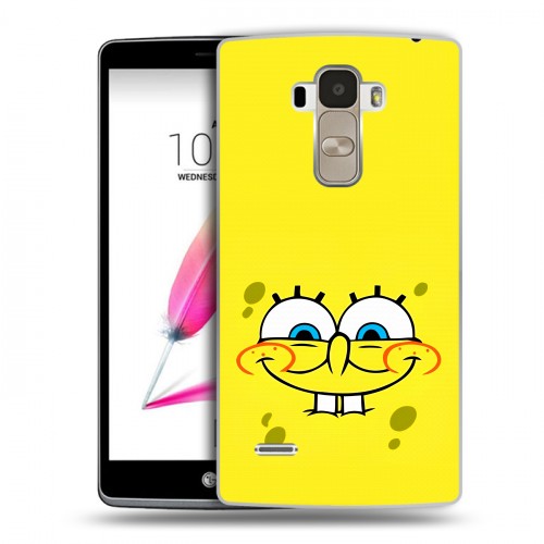 Дизайнерский пластиковый чехол для LG G4 Stylus спанчбоб спанч боб