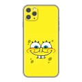 Дизайнерский силиконовый чехол для Iphone 11 Pro спанчбоб спанч боб