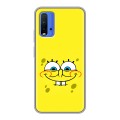 Дизайнерский силиконовый чехол для Xiaomi RedMi 9T спанчбоб спанч боб