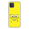 Дизайнерский силиконовый чехол для Samsung Galaxy A03 спанчбоб спанч боб