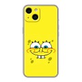 Дизайнерский силиконовый чехол для Iphone 14 спанчбоб спанч боб