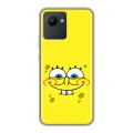 Дизайнерский силиконовый чехол для Realme C30 спанчбоб спанч боб