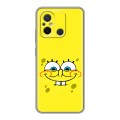 Дизайнерский силиконовый чехол для Xiaomi RedMi 12C спанчбоб спанч боб