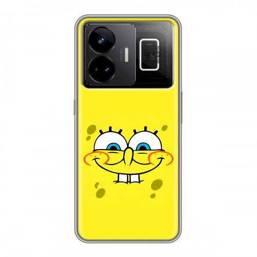 Дизайнерский силиконовый чехол для Realme GT3 спанчбоб спанч боб