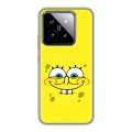 Дизайнерский силиконовый чехол для Xiaomi 14 спанчбоб спанч боб