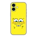 Дизайнерский силиконовый чехол для Iphone 16 Plus спанчбоб спанч боб