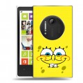 Дизайнерский силиконовый чехол для Nokia Lumia 1020 спанчбоб спанч боб