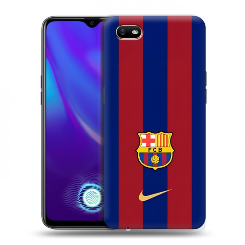 Дизайнерский силиконовый с усиленными углами чехол для OPPO A1k Барселона Barcelona