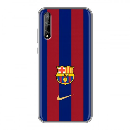 Дизайнерский силиконовый чехол для Huawei Y8p Барселона Barcelona
