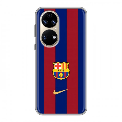 Дизайнерский силиконовый чехол для Huawei P50 Pro Барселона Barcelona