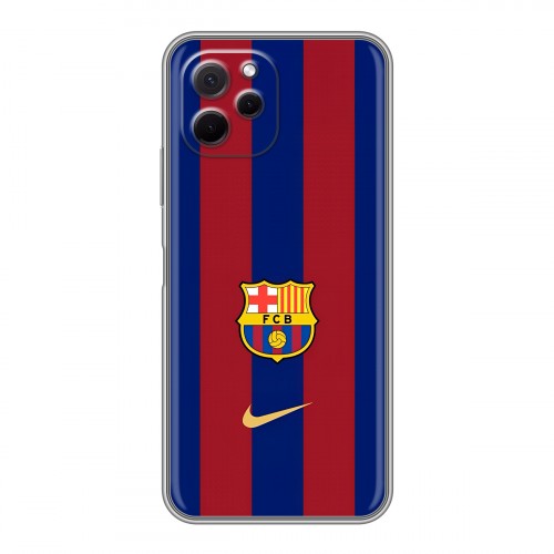 Дизайнерский силиконовый с усиленными углами чехол для Huawei Nova Y61 Барселона Barcelona