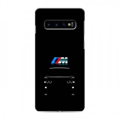 Дизайнерский силиконовый с усиленными углами чехол для Samsung Galaxy S10 БМВ BMW