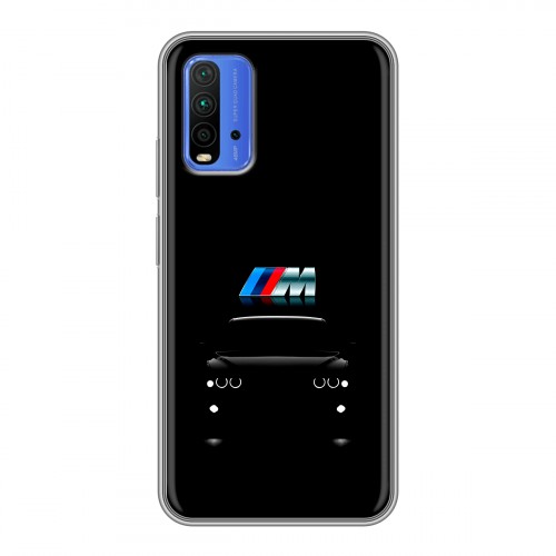 Дизайнерский силиконовый чехол для Xiaomi RedMi 9T БМВ BMW