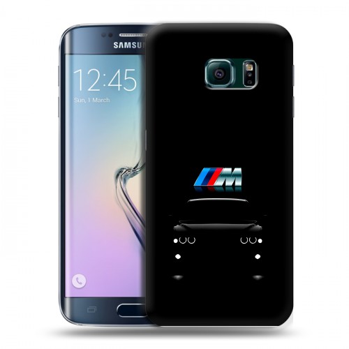 Дизайнерский силиконовый чехол для Samsung Galaxy S6 Edge БМВ BMW