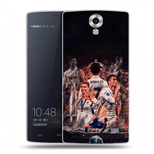 Дизайнерский силиконовый чехол для Homtom HT7 Реал Роналдо Real Ronaldo