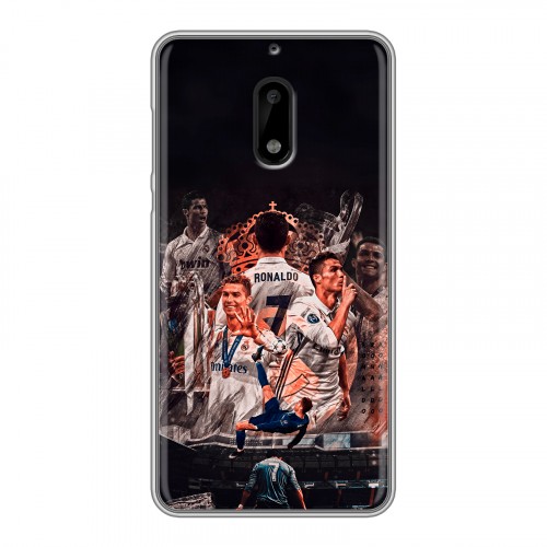 Дизайнерский пластиковый чехол для Nokia 6 Реал Роналдо Real Ronaldo