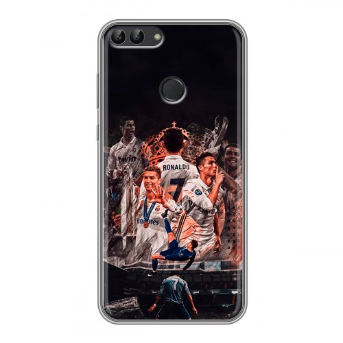 Дизайнерский силиконовый чехол для Huawei P Smart Реал Роналдо Real Ronaldo