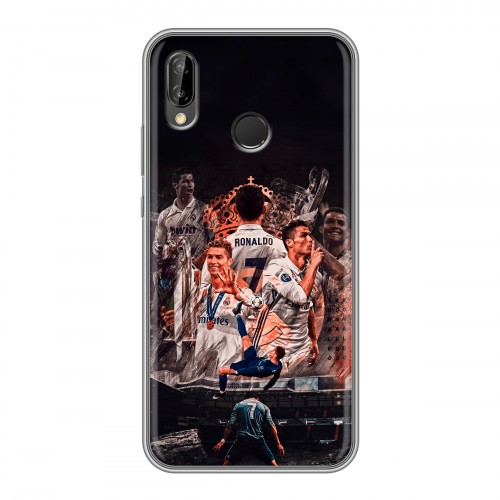 Дизайнерский силиконовый чехол для Huawei P20 Lite Реал Роналдо Real Ronaldo