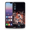 Дизайнерский силиконовый с усиленными углами чехол для Huawei P20 Pro Реал Роналдо Real Ronaldo