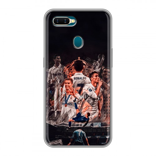 Дизайнерский силиконовый чехол для OPPO AX7 Реал Роналдо Real Ronaldo