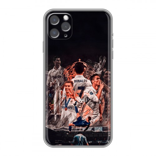 Дизайнерский силиконовый чехол для Iphone 11 Pro Реал Роналдо Real Ronaldo