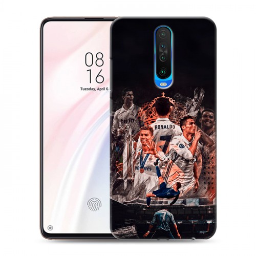 Дизайнерский пластиковый чехол для Xiaomi RedMi K30 Реал Роналдо Real Ronaldo