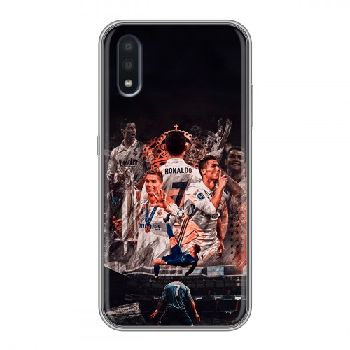 Дизайнерский силиконовый чехол для Samsung Galaxy M01 Реал Роналдо Real Ronaldo