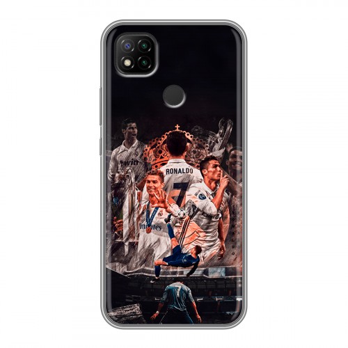 Дизайнерский силиконовый чехол для Xiaomi RedMi 9C Реал Роналдо Real Ronaldo