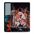 Дизайнерский силиконовый чехол для Samsung Galaxy Tab S7 Реал Роналдо Real Ronaldo