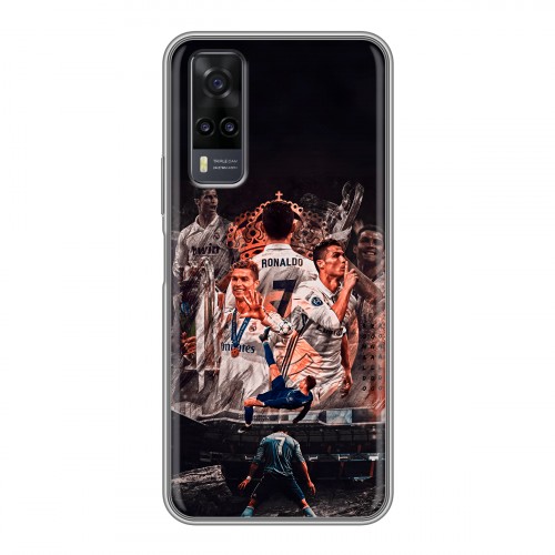 Дизайнерский силиконовый чехол для Vivo Y31 Реал Роналдо Real Ronaldo