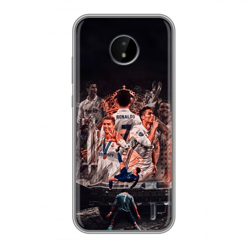 Дизайнерский силиконовый чехол для Nokia C20 Реал Роналдо Real Ronaldo