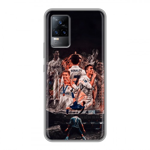 Дизайнерский силиконовый чехол для Vivo V21e Реал Роналдо Real Ronaldo
