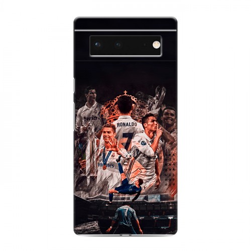 Дизайнерский силиконовый чехол для Google Pixel 6 Реал Роналдо Real Ronaldo