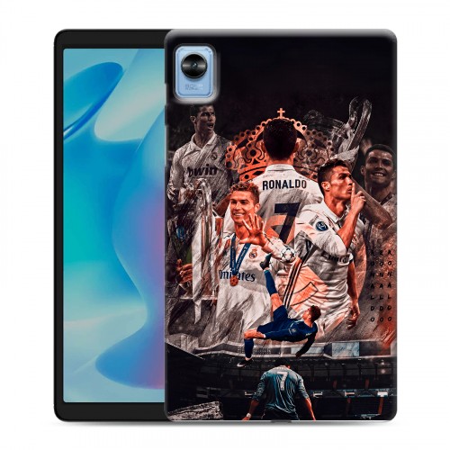 Дизайнерский силиконовый чехол для Realme Pad Mini Реал Роналдо Real Ronaldo