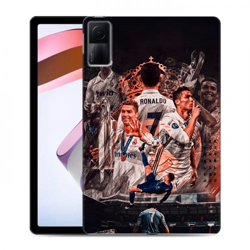 Дизайнерский силиконовый чехол для Xiaomi RedMi Pad Реал Роналдо Real Ronaldo