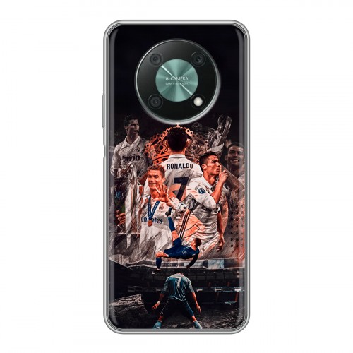 Дизайнерский силиконовый чехол для Huawei Nova Y90 Реал Роналдо Real Ronaldo