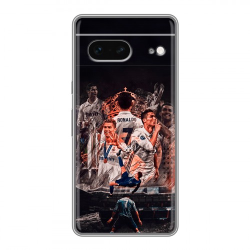 Дизайнерский силиконовый чехол для Google Pixel 7 Реал Роналдо Real Ronaldo