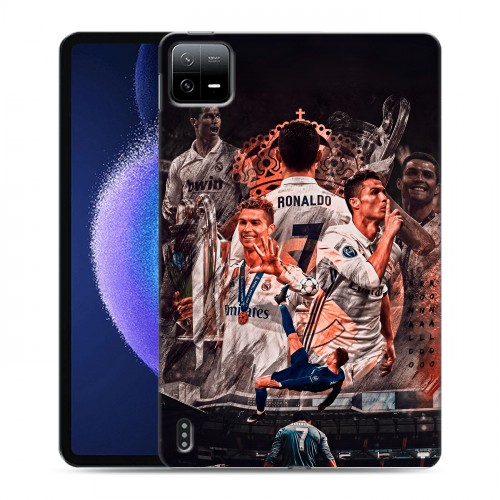 Дизайнерский силиконовый чехол для Xiaomi Pad 6 Реал Роналдо Real Ronaldo