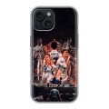 Дизайнерский силиконовый чехол для Iphone 15 Реал Роналдо Real Ronaldo