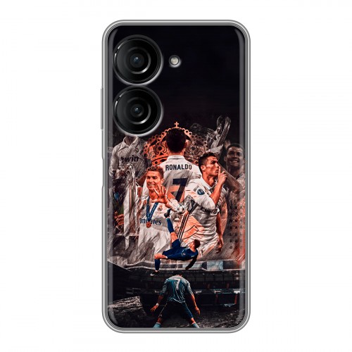Дизайнерский силиконовый чехол для ASUS ZenFone 9 Реал Роналдо Real Ronaldo