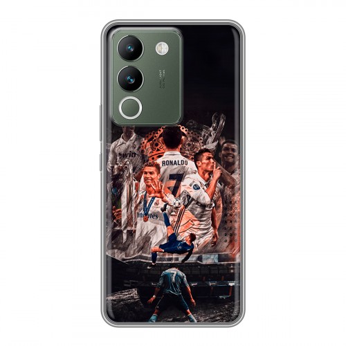 Дизайнерский силиконовый чехол для Vivo V29e Реал Роналдо Real Ronaldo