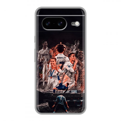 Дизайнерский силиконовый чехол для Google Pixel 8 Реал Роналдо Real Ronaldo
