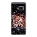 Дизайнерский силиконовый чехол для Realme GT5 Реал Роналдо Real Ronaldo