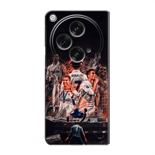 Дизайнерский пластиковый чехол для OPPO Find N3 Реал Роналдо Real Ronaldo