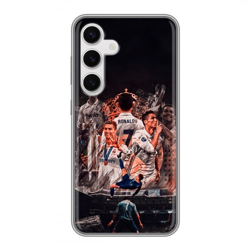 Дизайнерский силиконовый чехол для Samsung Galaxy S24 Реал Роналдо Real Ronaldo