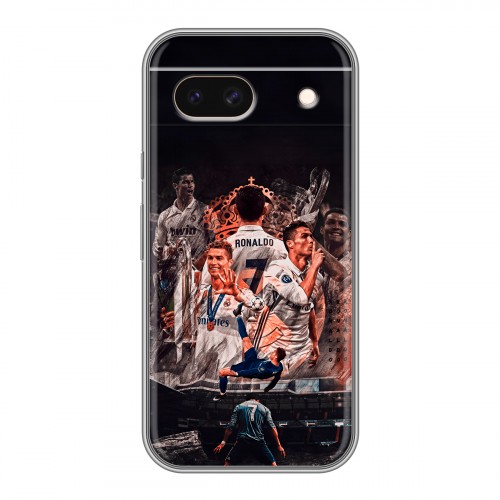 Дизайнерский силиконовый чехол для Google Pixel 8a Реал Роналдо Real Ronaldo