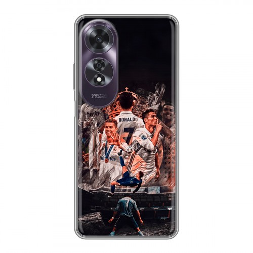 Дизайнерский силиконовый чехол для OPPO A60 Реал Роналдо Real Ronaldo